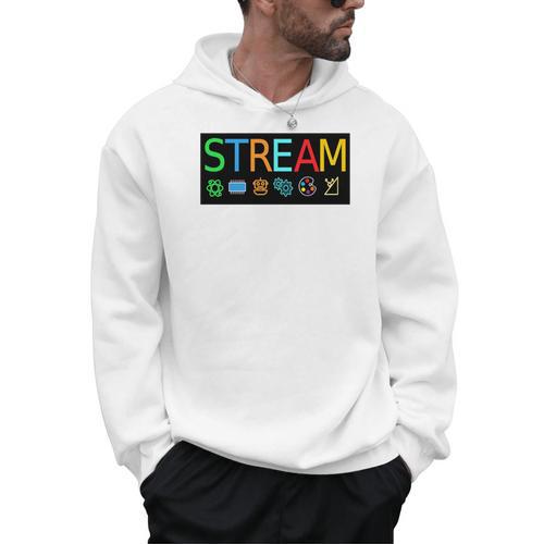 Stream Technology Robotics Shirt For Teachers And Students Premium Tri-Blend Men Hoodie - teacherstshirts.com AU