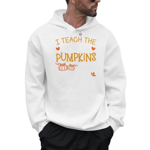 I Teach The Cutest Pumpkins In The Patch Shirt Teacher Men Hoodie - teacherstshirts.com DE