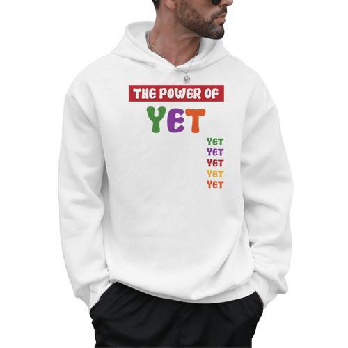 Teacher Growth Mindset Power Of Yet Men Hoodie - teacherstshirts.com UK