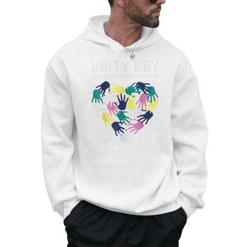 Together Against Bullying Unity Day Teachers Kids Toddler Men Hoodie - teacherstshirts.com