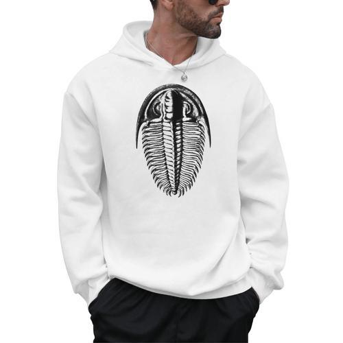 Trilobite Fossil Geology Teacher Student Geologist Men Hoodie - teacherstshirts.com CA