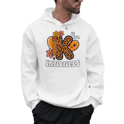Unity Day Shirt Kindness Orange Teacher Kids Be Kind Men Hoodie - teacherstshirts.com UK