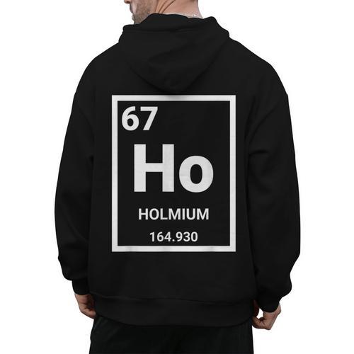 6 7 Meme Science Teacher Chemistry Holmium Men's Hoodie Back Print - teacherstshirts.com DE