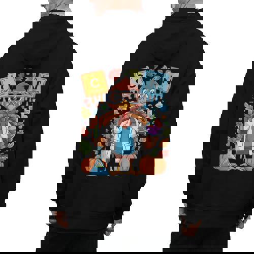 67 Chemistry Science Teacher Periodic Table Thanksgiving Men&#x27;s Hoodie Back Print - teacherstshirts.com