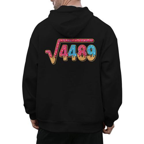 67 Ice Cream Drip Meme Math Teacher School Square Root 4489 Men's Hoodie Back Print - teacherstshirts.com UK