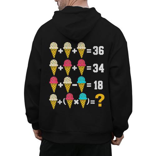 67 Ice Cream Drip Meme Order Of Operations Math Teacher Men's Hoodie Back Print - teacherstshirts.com AU