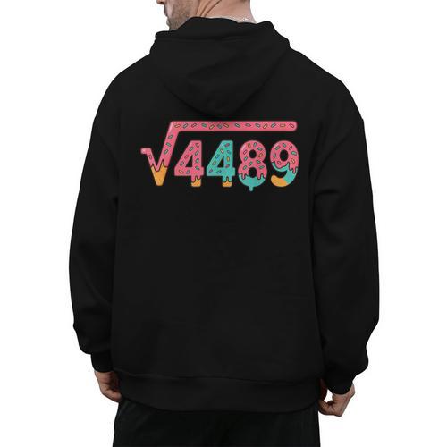 67 Ice Cream Drip Meme Square Root 4489 Slang Math Teacher Men's Hoodie Back Print - teacherstshirts.com CA
