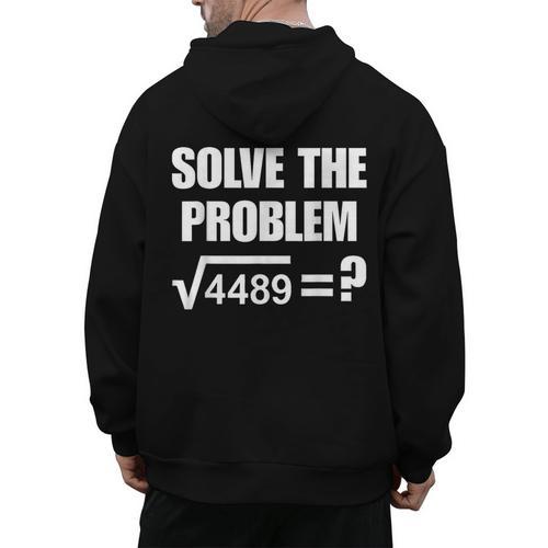 67 Meme Math Six Seven Teacher Brainrot Joke Men's Hoodie Back Print - teacherstshirts.com AU