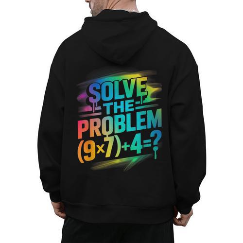 67 Meme PEMDAS Elementary Math Teacher Six Seven Men's Hoodie Back Print - teacherstshirts.com AU