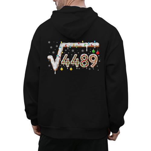67 Meme Square Root 4489 Slang Math Teacher Christmas Men's Hoodie Back Print - teacherstshirts.com
