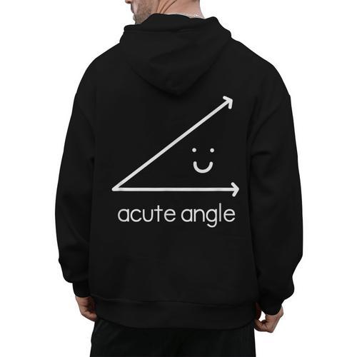 Acute Angle Cute Math Teacher Men's Hoodie Back Print - teacherstshirts.com AU