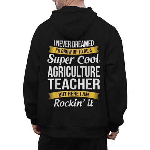 Agriculture Teacher Appreciation AG Teacher Men's Hoodie Back Print - teacherstshirts.com DE