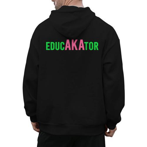 Aka Educator Educators & Teacher Crew School Squad Men's Hoodie Back Print - teacherstshirts.com UK