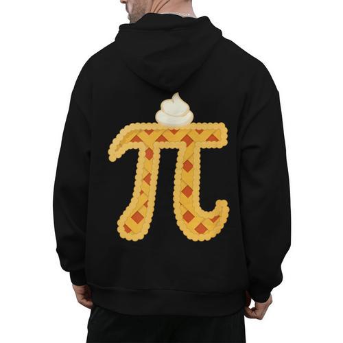 Apple Pi Pie Pun Math Teacher Pi Day 2020 Men's Hoodie Back Print - teacherstshirts.com UK
