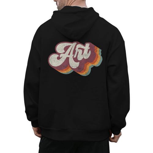 Art Teacher Back To School Men's Hoodie Back Print - teacherstshirts.com