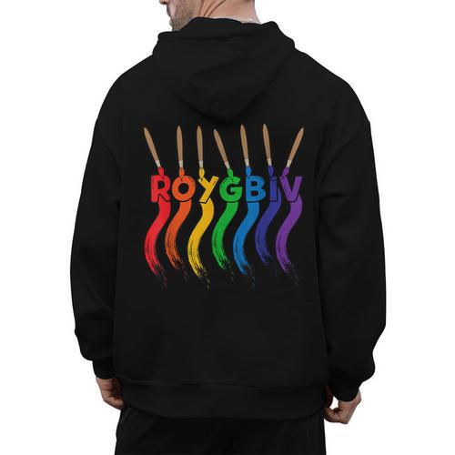 Art Teacher For Women Art Teacher Clothes Men's Hoodie Back Print - teacherstshirts.com