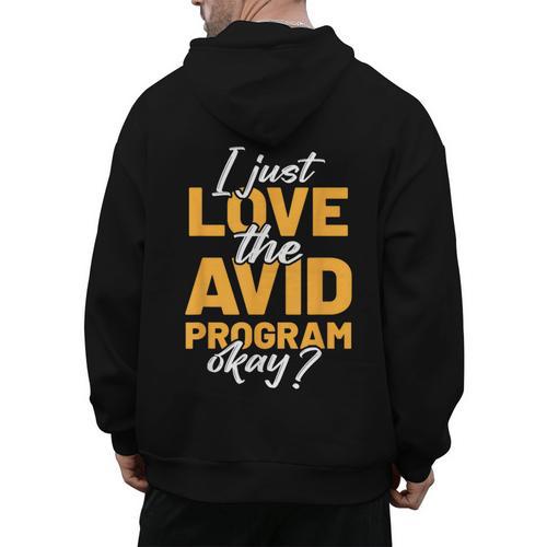 AVID Team Appreciation Essentials AVID Program Teacher Men's Hoodie Back Print - teacherstshirts.com AU