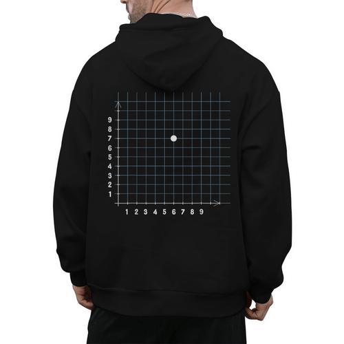 Coordinate 67 Math Teacher Math Joke Men's Hoodie Back Print - teacherstshirts.com CA