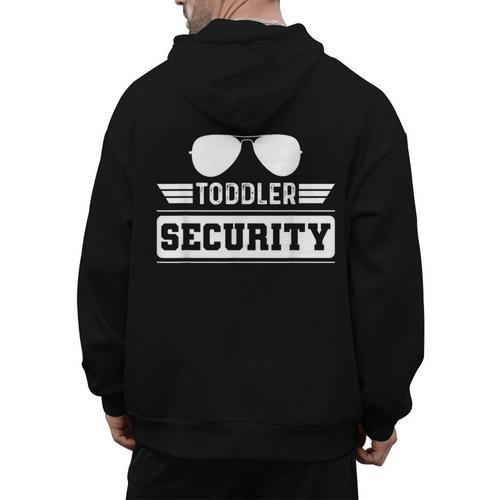 Daycare Provider Toddler Security Childcare Worker Teacher For Men Women Kids Men's Hoodie Back Print - teacherstshirts.com
