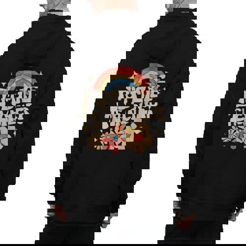 Future Teacher Kids Youth Girls Rainbow Pre-k Kindergarten Men&#x27;s Hoodie Back Print - teacherstshirts.com