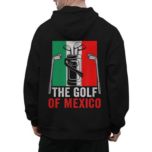 The Golf Of Mexico Golf Player Golf Teacher Golfer For Men Women Men's Hoodie Back Print - teacherstshirts.com AU