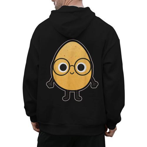 Good Egg Teacher Halloween Costume The Smart Cookie Men's Hoodie Back Print - teacherstshirts.com