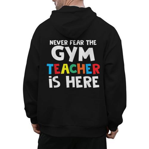 Gym Teacher Back To School Teacher Shirts For Men Women Girls Kids Men's Hoodie Back Print - teacherstshirts.com AU