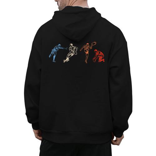 Halloween Teacher Shirts Fall Pumpkin Fall Book Shirt Men's Hoodie Back Print - teacherstshirts.com