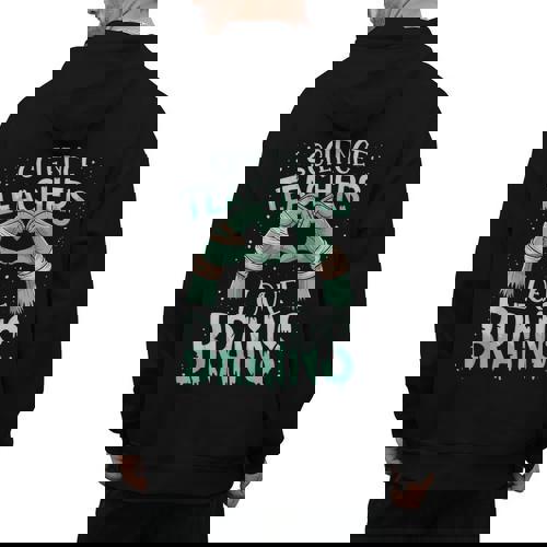 Halloween Teacher Tshirts Science Teachers Love Brains Men&#x27;s Hoodie Back Print - teacherstshirts.com