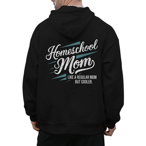 Homeschool Life Homeschool Mom Homeschool Dad Teacher Kids Men's Hoodie Back Print - teacherstshirts.com AU