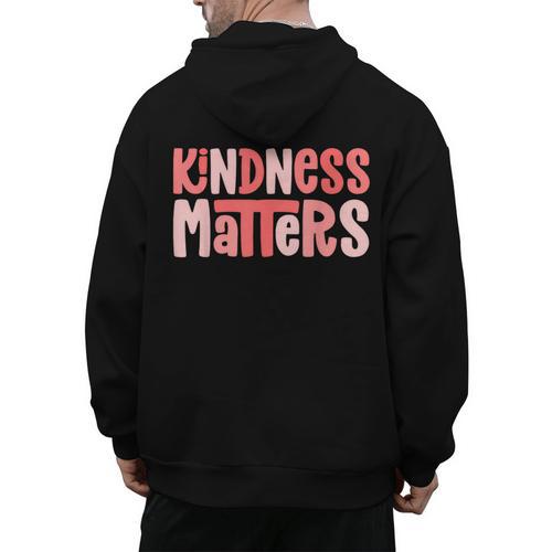 Kindness Matters Anti Bullying Shirts Teacher Child Men's Hoodie Back Print - teacherstshirts.com