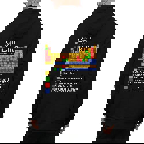 Can I Lick It Periodic Table Chemistry Teachers Men&#x27;s Hoodie Back Print - teacherstshirts.com