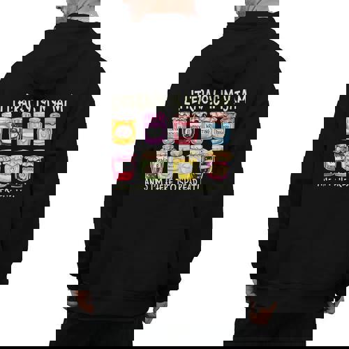 Literacy Is My Jam And I&#x27;m Here To Spread Literacy Teacher Men&#x27;s Hoodie Back Print - teacherstshirts.com