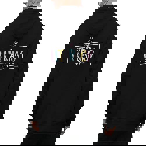 Literacy Team Teacher Men&#x27;s Hoodie Back Print - teacherstshirts.com