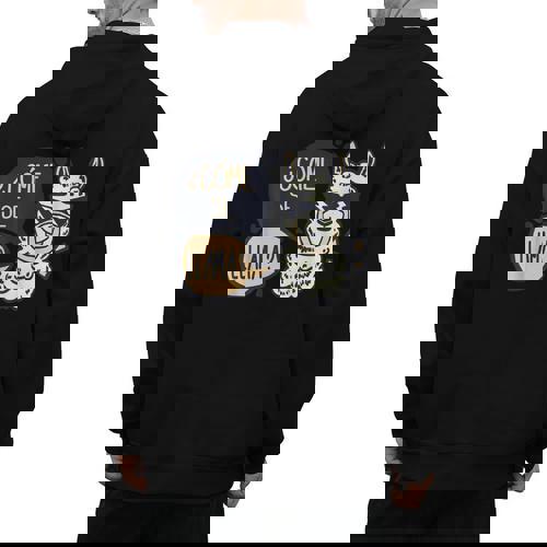 Llama Shirt English Teacher School Student ESL Joke Men&#x27;s Hoodie Back Print - teacherstshirts.com