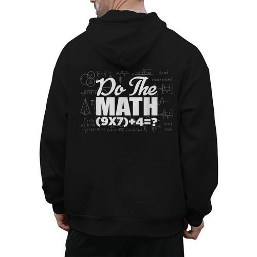 Do The Math 67 Meme Six Seven Men Women Teacher Men's Hoodie Back Print - teacherstshirts.com AU
