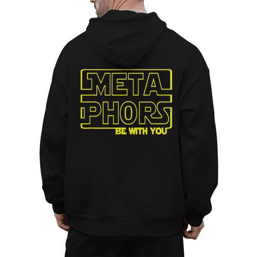 Metaphors Be With You English Teacher Shirts T-Shirt Men's Hoodie Back Print - teacherstshirts.com AU