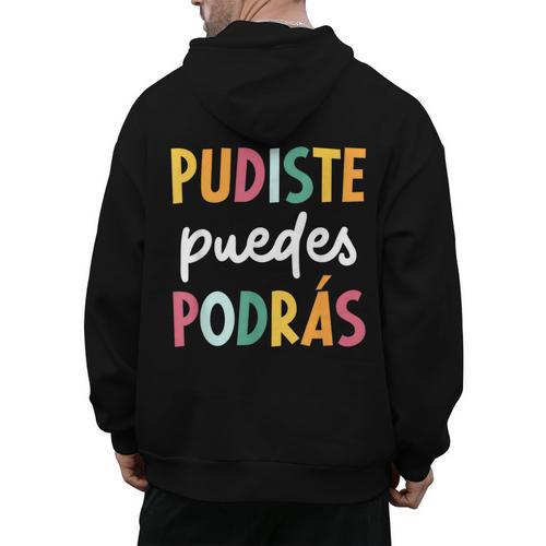 Multilingual Hispanic Heritage Spanish Teacher Maestra Men's Hoodie Back Print - teacherstshirts.com AU