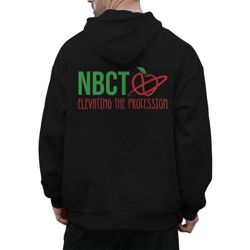 National Board Certified Teacher Minimalist Apple T-Shirt For Men Women Men's Hoodie Back Print - teacherstshirts.com DE