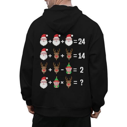 Order Of Operations Math Teacher Christmas Men's Hoodie Back Print - teacherstshirts.com AU
