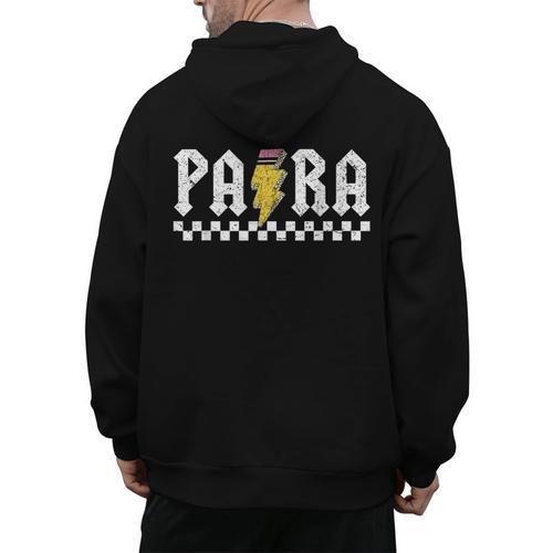Para Squad Paraprofessional Para Teacher Men's Hoodie Back Print - teacherstshirts.com AU