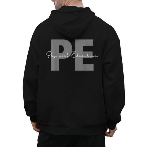 Physical Education PE Teacher Phys Ed Student Grad Men's Hoodie Back Print - teacherstshirts.com AU