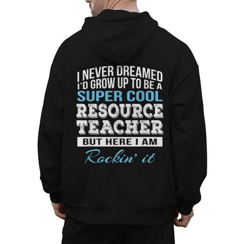 Resource Teacher Tshirt Men Women Men's Hoodie Back Print - teacherstshirts.com