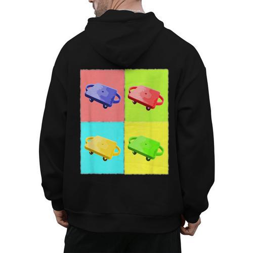 Scooter Physical Education PE Gym Teacher Men's Hoodie Back Print - teacherstshirts.com AU