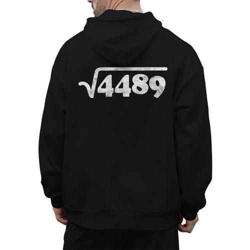 Sixty Seven 67 Meme Square Root 4489 Slang Math Teacher Men's Hoodie Back Print - teacherstshirts.com UK