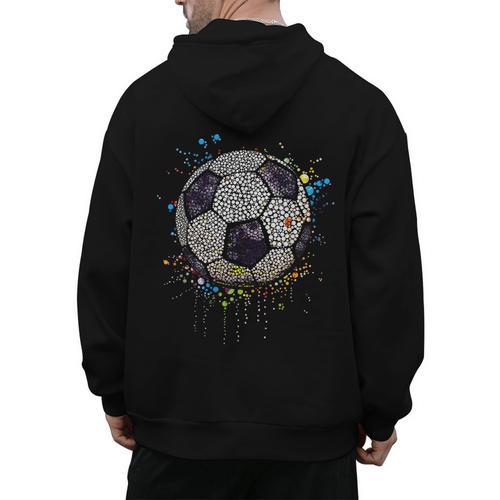 Soccer Dot Day Shirts For Kids Men Women Teacher Men's Hoodie Back Print - teacherstshirts.com