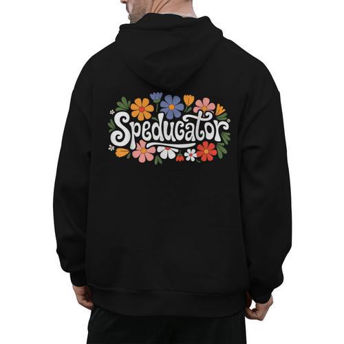 Speducator Special Education Teacher Teaching SPED Men's Hoodie Back Print - teacherstshirts.com