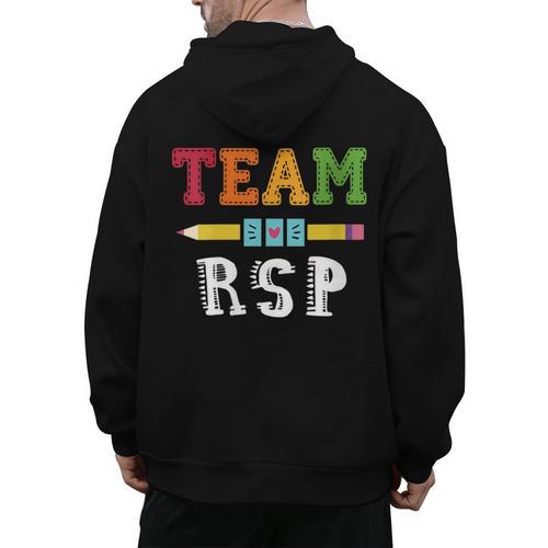 Team RSP RSP Teacher Kindergarten Teacher Men's Hoodie Back Print - teacherstshirts.com AU