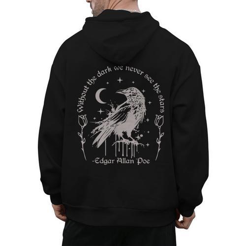 Without The Dark We Never See The Stars Teacher Men's Hoodie Back Print - teacherstshirts.com AU