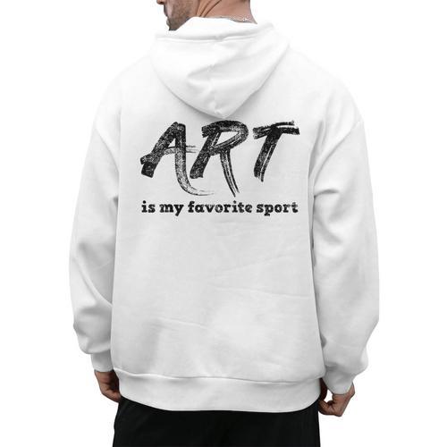 Art Teacher Men's Hoodie Back Print - teacherstshirts.com AU